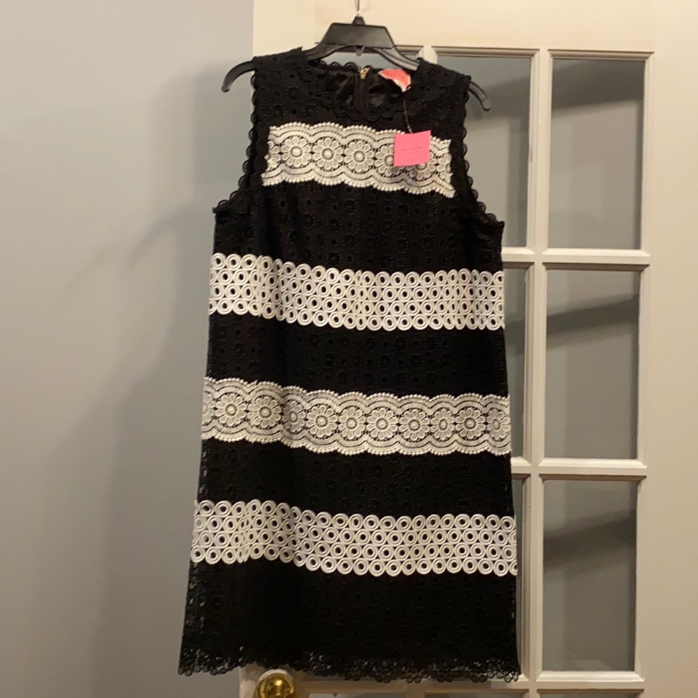 kate spade Floral Dot Lace Shift Dress